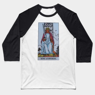 King of Swords - A Tarot Print Baseball T-Shirt